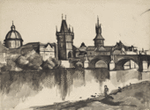 Petar Dobrović: Karlov most u Pragu