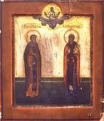 : Свети Сергеј Радоњски и Свети Никола Чудотворац,Русија са металном 