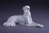 : Barzoj porcelanska figura psa