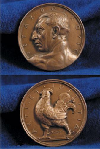 : Medalja slikara Petra Dobrovića