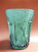 : Zelena staklena vaza