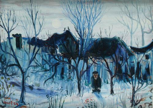 Igor Vasiljev: Zimski plavi pejzaž