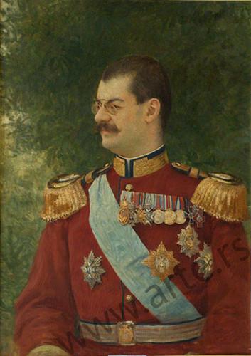 Vlaho Bukovac: Kralj Aleksandar Obrenović