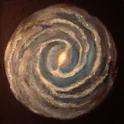 Milica Živadinović: Cosmic'Eye NGC 0553, 50x50 cm