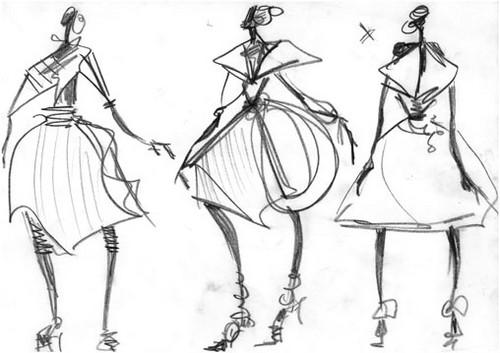 Jovana Malešević: Skica za kostim