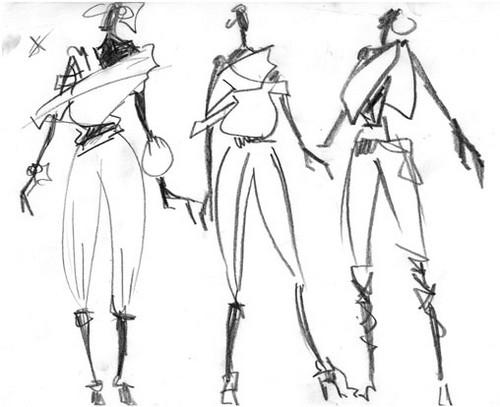 Jovana Malešević: Skica za kostim