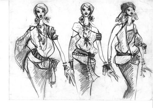 Jovana Malešević: Skica za kostim