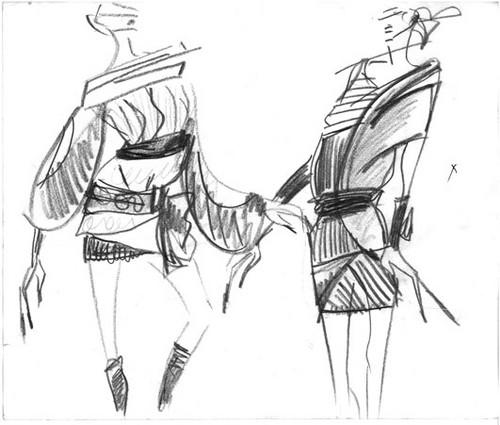 Jovana Malešević: Skica za kostim