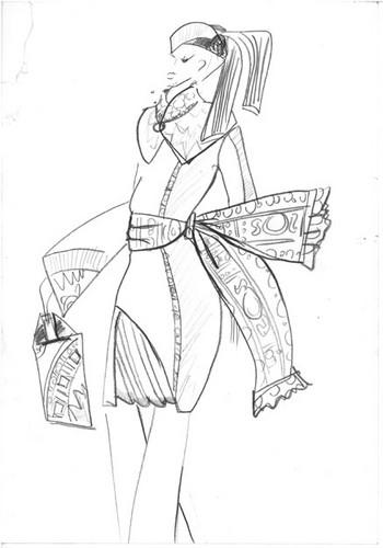 Jovana Malešević: Skica za kostim