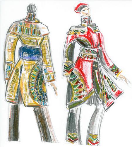 Jovana Malešević: Skica za kostim