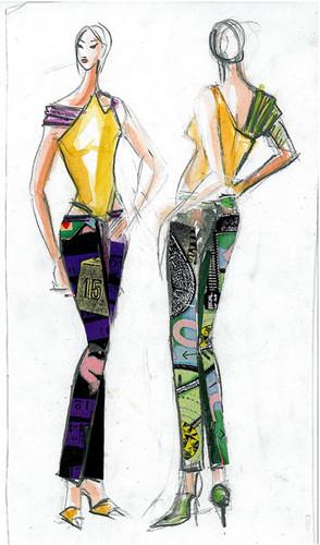 Jovana Malešević: Skica za kostim