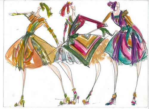 Jovana Malešević: Skica za kostim