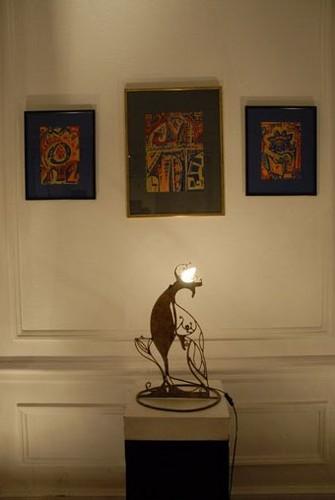 Jovana Malešević: Lampa i crteži, postavka sa izložbe