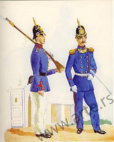 Pavle Vasić: Vojnik i oficir 1860.