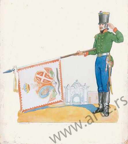 Pavle Vasić: Zastavnik 1809