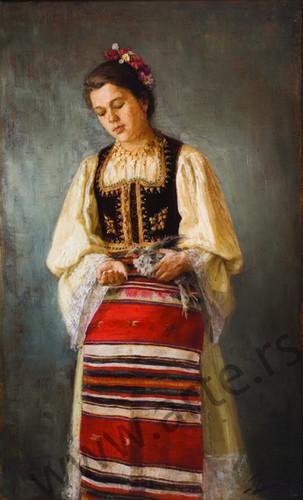 Đorđe Trifunović: Devojka hrani pile