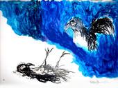 Mirjana Marinšek Nikolić: Oluja preseca senku šetača II / Diptih