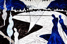 Grafike i crteži Ljiljane Mićović